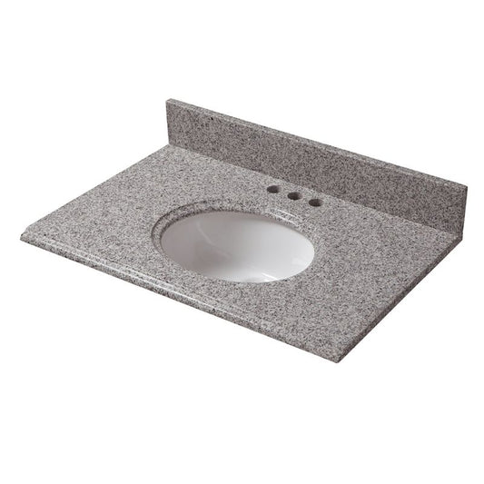 31" x 19" Countertop Vanity with Integrated Sink in Napoli