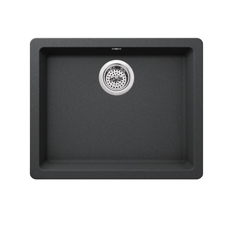 21.65' Quartz Single-Basin Undermount Kitchen Sink in Grey (21.65' x 16.92' x 7.88')