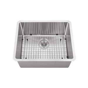 23' Single-Basin Undermount Kitchen Sink in Brushed Stainless Steel (23' x 19' x 10')