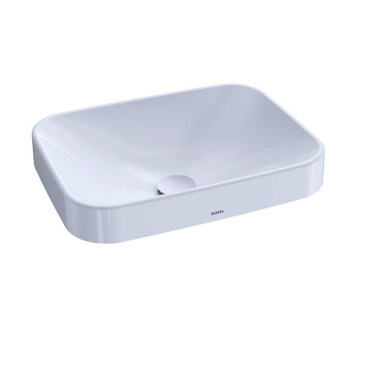 14.94" Vitreous China Vessel Bathroom Sink with CeFiONtect in Cotton White from Arvina Collection