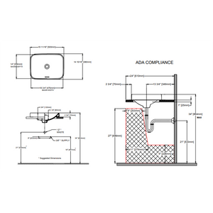 14.94' Vitreous China Vessel Bathroom Sink with CeFiONtect in Cotton White from Arvina Collection