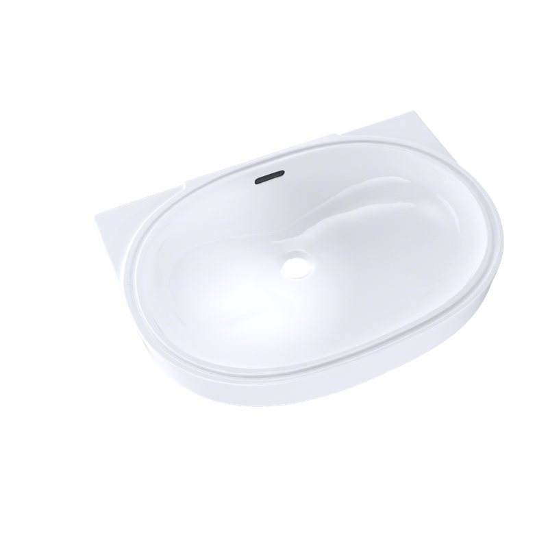 15.75' Vitreous China Undermount Bathroom Sink in Cotton White