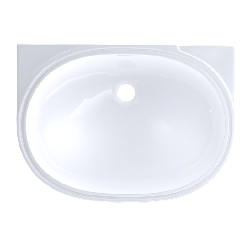 15.75' Vitreous China Undermount Bathroom Sink in Cotton White