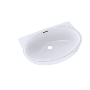 16.5' Vitreous China Undermount Bathroom Sink in Cotton White