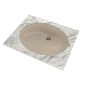 17.25' Vitreous China Undermount Bathroom Sink in Bone from Dantesca Collection