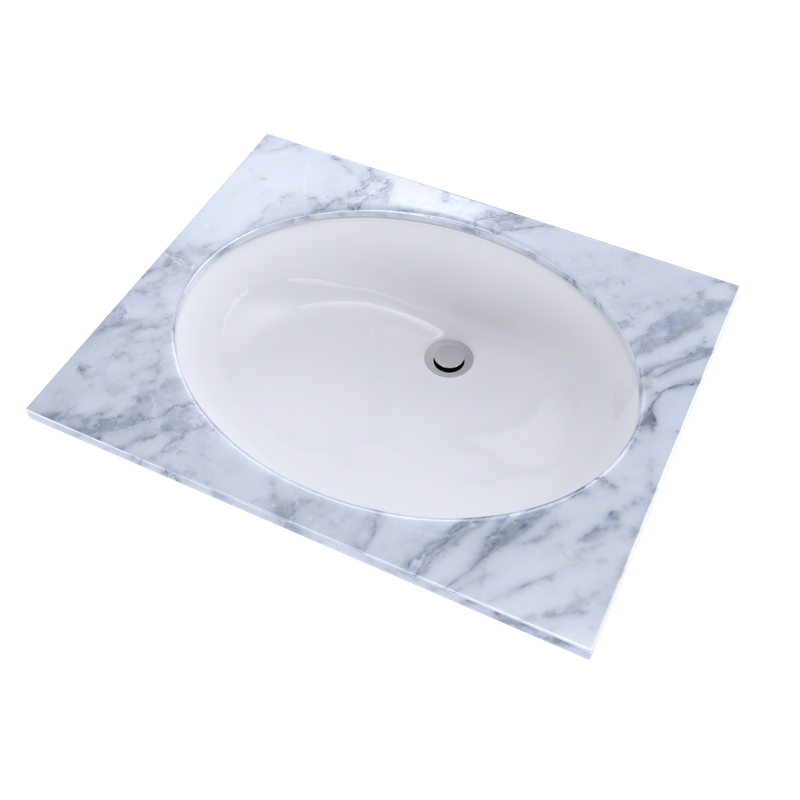 17.25' Vitreous China Undermount Bathroom Sink in Cotton White from Dantesca Collection