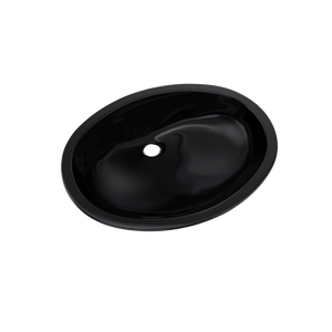 17.25' Vitreous China Undermount Bathroom Sink in Ebony from Dantesca Collection