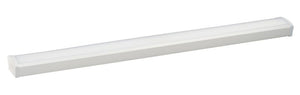 Ceiling Wrap 4' 1 Light Flush Mount in White - 4000 Color Temperature