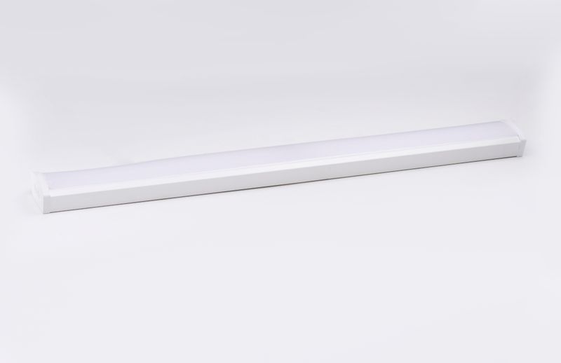 Ceiling Wrap 4' 1 Light Flush Mount in White - 4000 Color Temperature