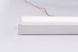 Ceiling Wrap 4' 1 Light Flush Mount in White - 4000 Color Temperature
