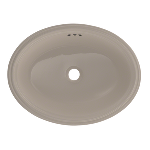 16.25' Vitreous China Undermount Bathroom Sink in Bone from Dartmouth Collection