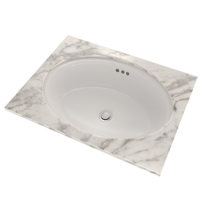 16.25' Vitreous China Undermount Bathroom Sink in Colonial White from Dartmouth Collection