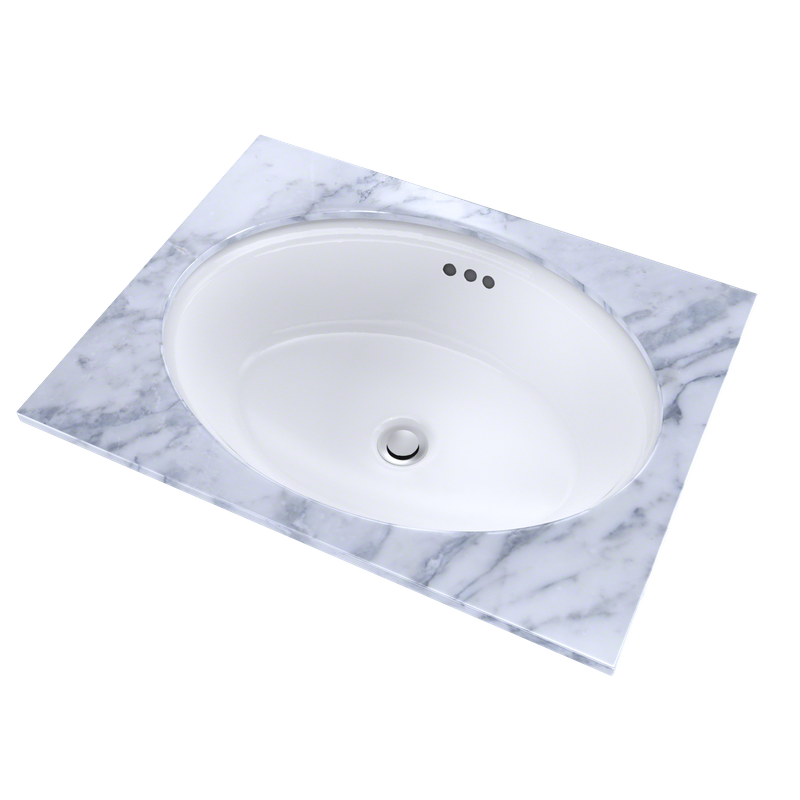 16.25' Vitreous China Undermount Bathroom Sink in Cotton White from Dartmouth Collection