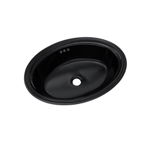 16.25' Vitreous China Undermount Bathroom Sink in Ebony from Dartmouth Collection