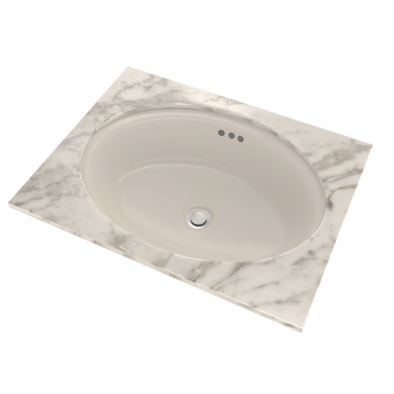 16.25' Vitreous China Undermount Bathroom Sink in Sedona Beige from Dartmouth Collection