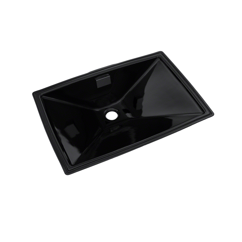 16' Vitreous China Undermount Bathroom Sink in Ebony from Lloyd Collection