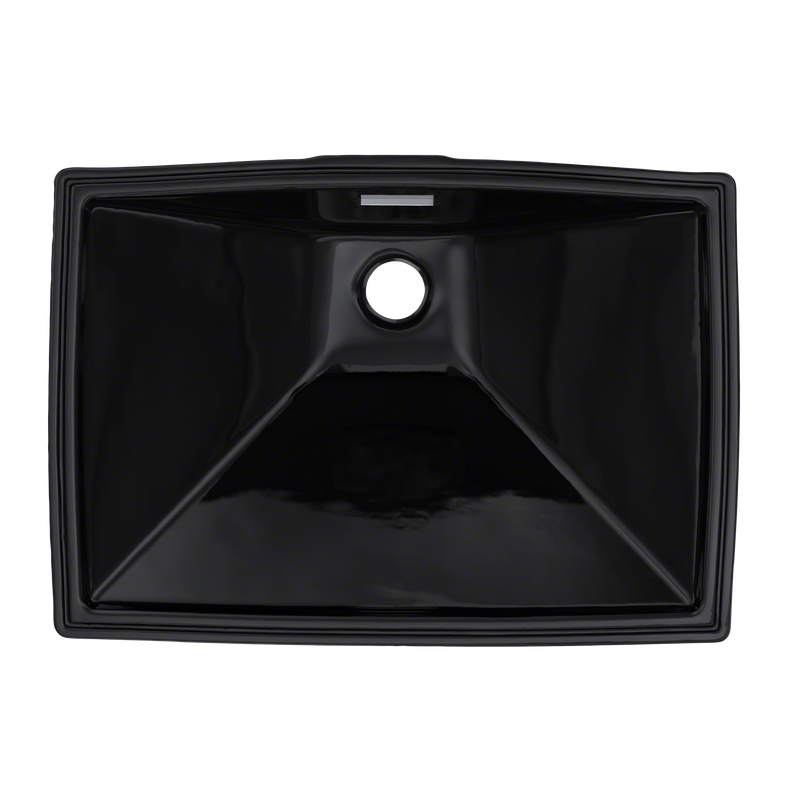 16' Vitreous China Undermount Bathroom Sink in Ebony from Lloyd Collection