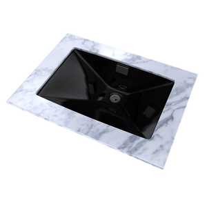 16' Vitreous China Undermount Bathroom Sink in Ebony from Lloyd Collection