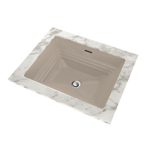 16.5' Vitreous China Undermount Bathroom Sink in Bone from Promenade Collection