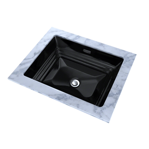 16.5' Vitreous China Undermount Bathroom Sink in Ebony from Promenade Collection