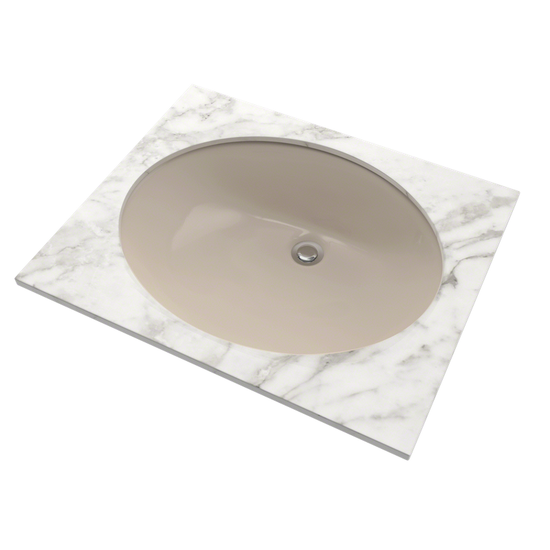 16.19' Vitreous China Undermount Bathroom Sink in Bone from Rendezvous Collection