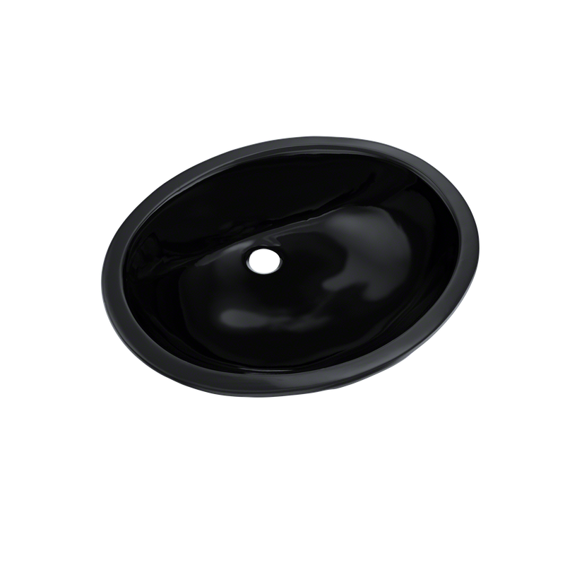 16.19' Vitreous China Undermount Bathroom Sink in Ebony from Rendezvous Collection