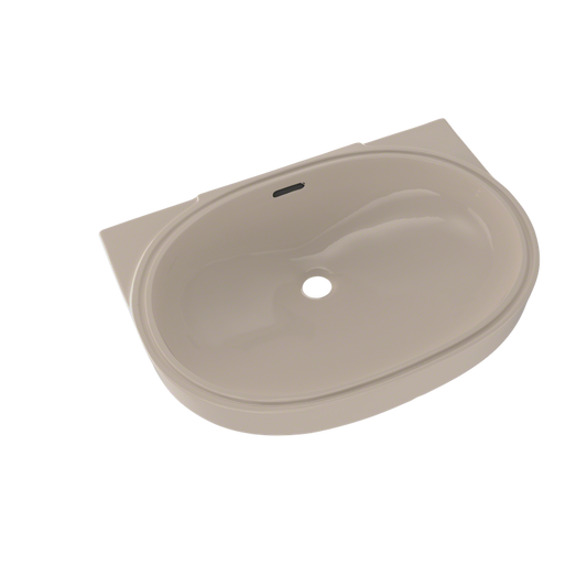 15.75" Vitreous China Undermount Bathroom Sink in Bone