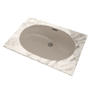 15.75' Vitreous China Undermount Bathroom Sink in Bone