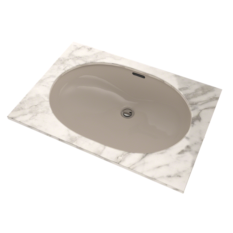 15.75' Vitreous China Undermount Bathroom Sink in Bone