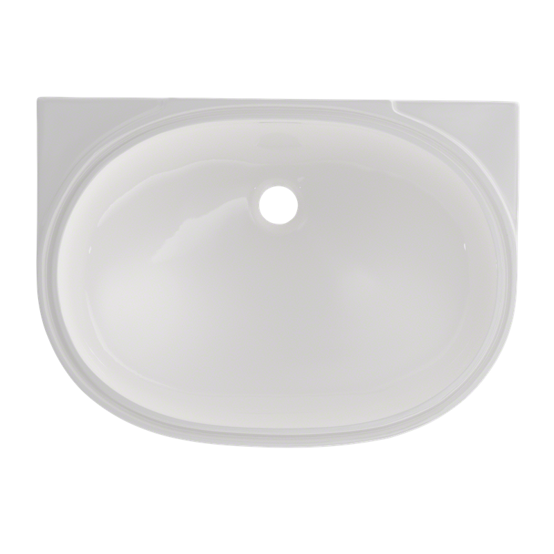 15.75' Vitreous China Undermount Bathroom Sink in Colonial White