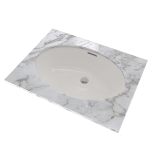 16.5' Vitreous China Undermount Bathroom Sink in Colonial White