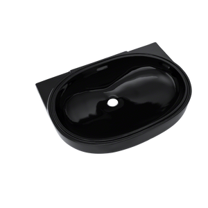 15.75' Vitreous China Undermount Bathroom Sink in Ebony
