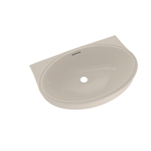 16.5' Vitreous China Undermount Bathroom Sink in Sedona Beige