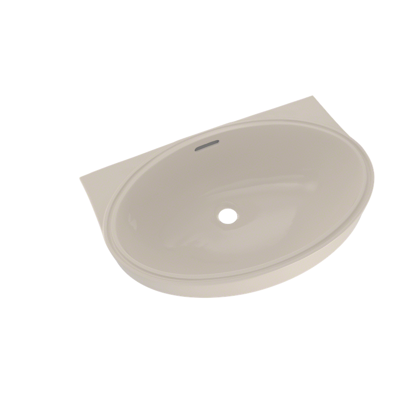 16.5' Vitreous China Undermount Bathroom Sink in Sedona Beige