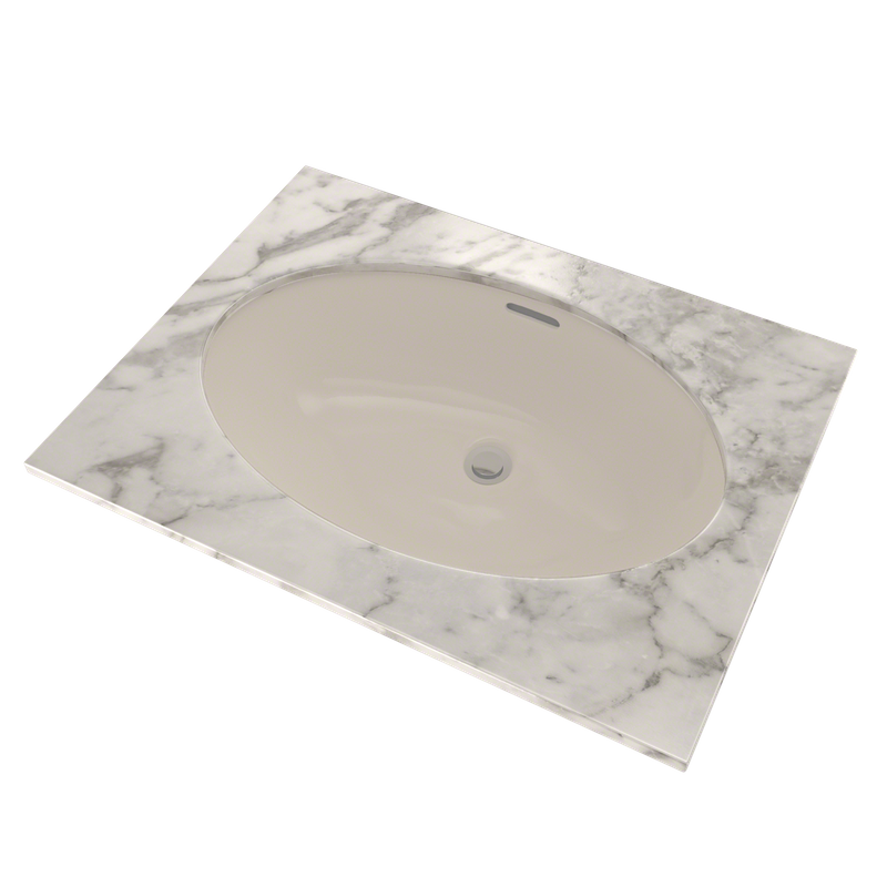 16.5' Vitreous China Undermount Bathroom Sink in Sedona Beige
