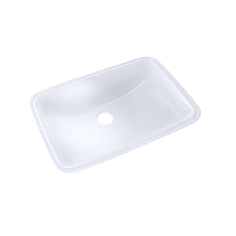 20.88' x 14.38' Vitreous China Undermount Bathroom Sink in Cotton White