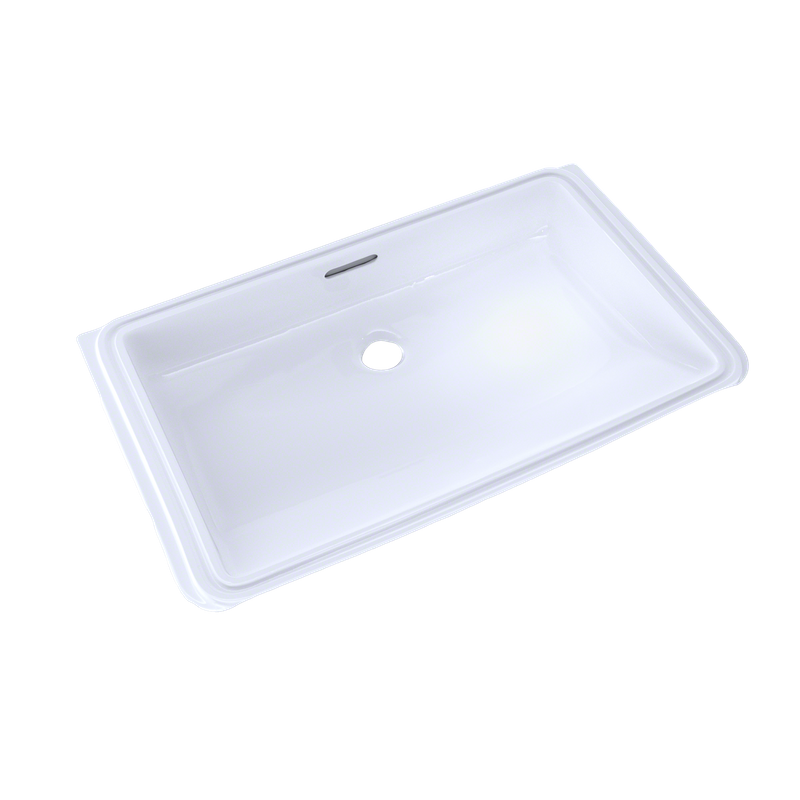 23.76' x 14.38' Vitreous China Undermount Bathroom Sink in Cotton White