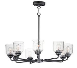 Acadia 32' 8 Light Chandelier in Black