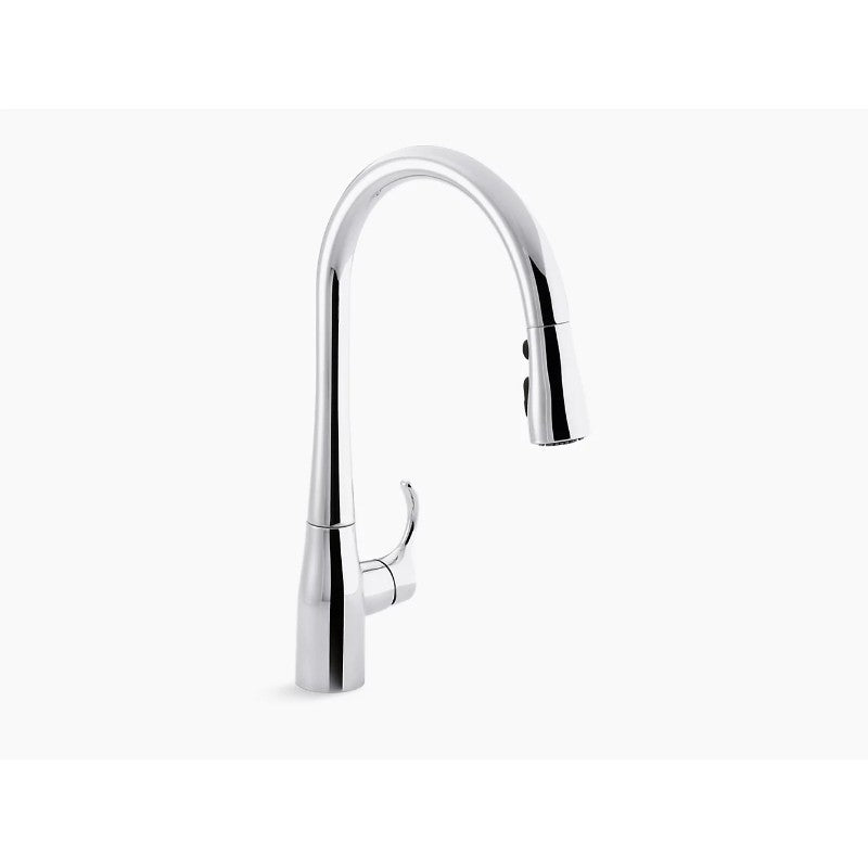 Simplice Pull-Down 16.63' Kitchen Faucet in Polished Chrome