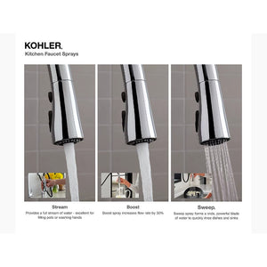 Simplice Pull-Down 16.63' Kitchen Faucet in Vibrant Stainless