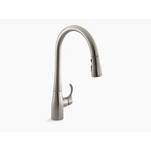 Simplice Pull-Down 16.63' Kitchen Faucet in Vibrant Stainless