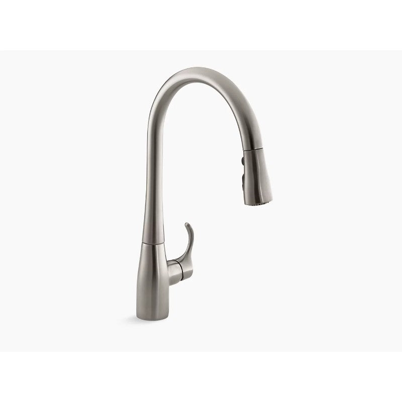 Simplice Pull-Down 16.63' Kitchen Faucet in Vibrant Stainless