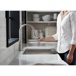 Simplice Pull-Down 16.63' Kitchen Faucet in Vibrant Stainless