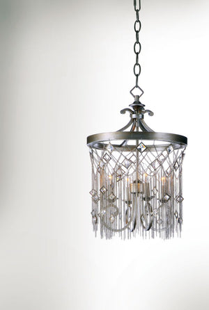 Alessandra 16.25' 4 Light Chandelier in Silver Mist