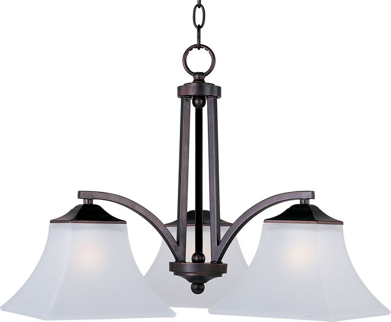 Aurora 22.5' 3 Light Down Light Chandelier in Oil Rubbed Bronze