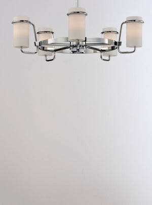 Avant 22' 5 Light Chandelier in Polished Chrome