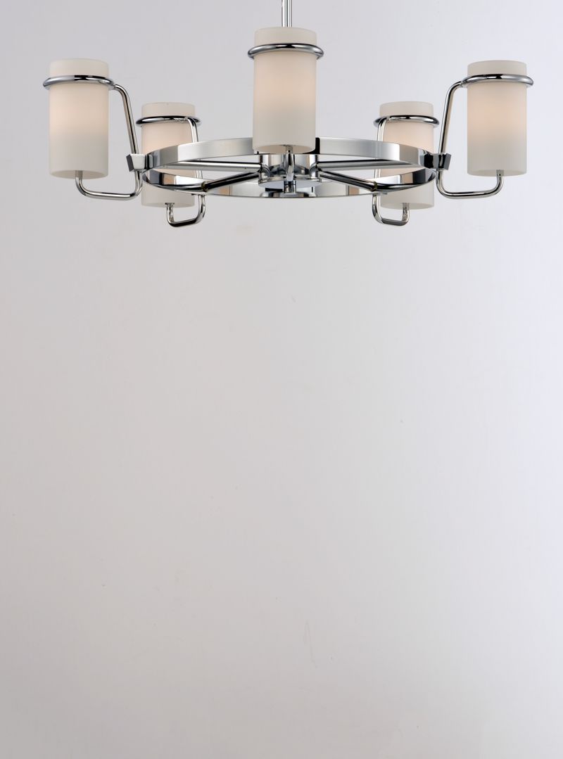 Avant 22' 5 Light Chandelier in Polished Chrome