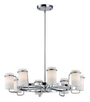 Avant 25' 8 Light Chandelier in Polished Chrome