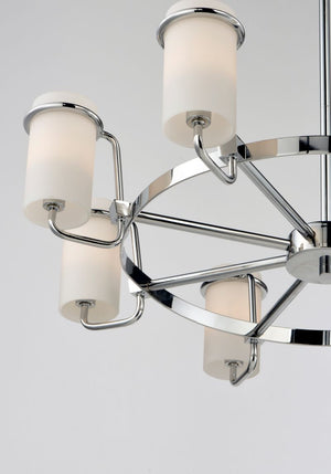 Avant 25' 8 Light Chandelier in Polished Chrome