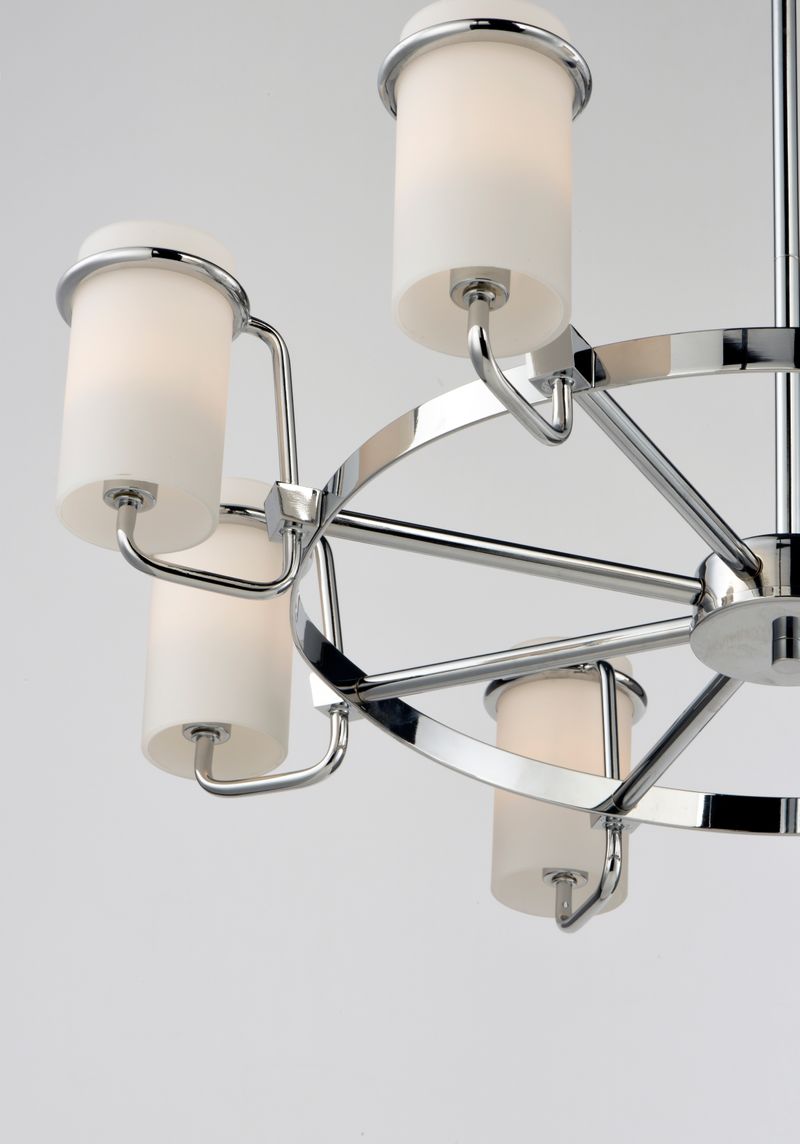 Avant 25' 8 Light Chandelier in Polished Chrome